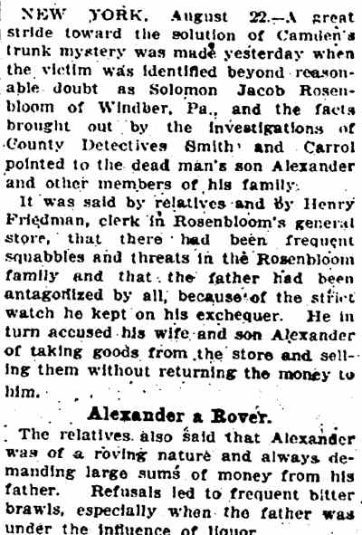 Washington DC Evening Star, August 22, 1908 (page 2)