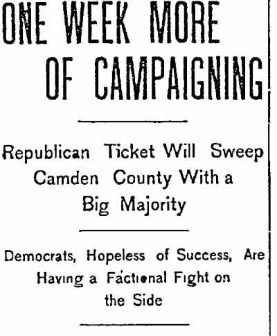 Philadelphia Inquirer, October 29, 1899