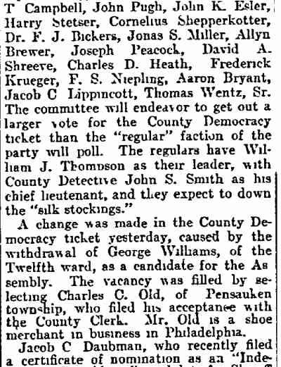 Philadelphia Inquirer, October 29, 1899, continued