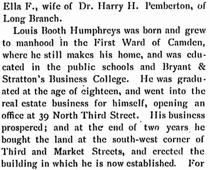 Biographical Review 1897, Louis B. Humphreys, page 4