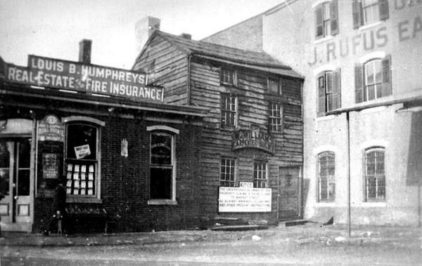 Louis B. Humphreys offices at 230-232 Market Street, Camden, circa 1896