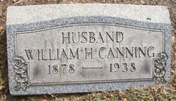Gravestone of William H. Canning, 1878–1938