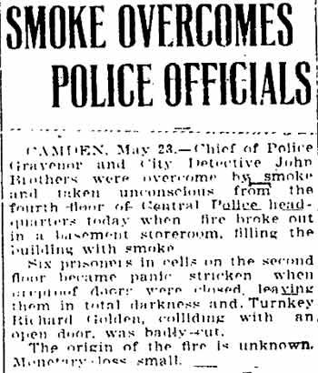 Trenton Evening Times, May 23, 1916 — Elisha Gravenor