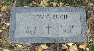 Ludwig Buch, Calvary Cemetery, Camden, NJ