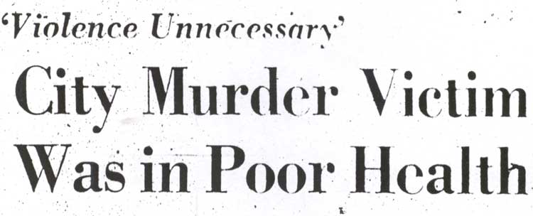 City Murder Victim Was in Poor Health — Camden Courier-Post, July 15, 1967