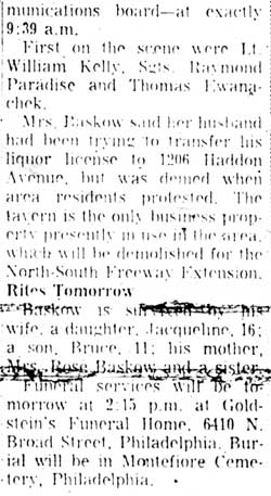 City Murder Victim Was in Poor Health (continued) — Camden Courier-Post, July 15, 1967