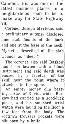 Barkeep Stabbed, Beaten to Death In $200 Robbery, col. 2