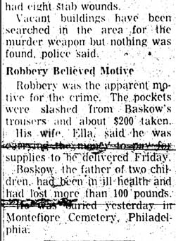 Police Quiz Commuters For City Slaying Clues, col. 3