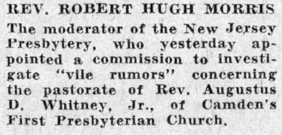 Rev. Robert Hugh Morris