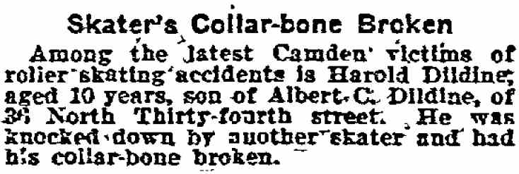 Albert C. Dildine, Philadelphia Inquirer, January 7, 1907