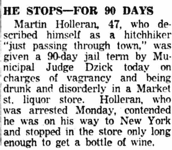 Camden Courier-Post, January 4, 1955 — Martin Holleran