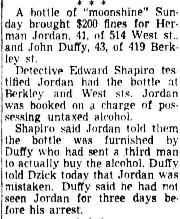 Herman Jordan, 514 West Street — Camden Courier-Post July 6, 1953