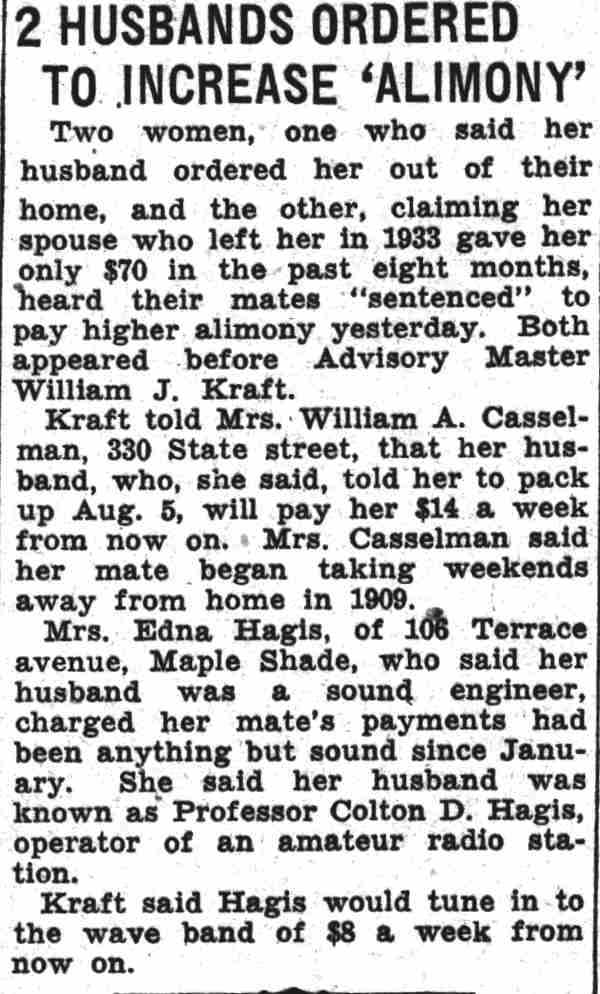 Newspaper article about forest fire radio demonstration