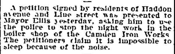 Philadelphia Inquirer, July 29, 1906