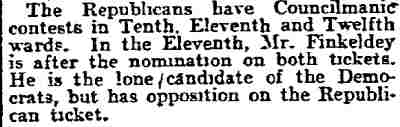 Philadelphia Inquirer, August 30, 1910 — Camden's Mayor Has Field to Himself, closing