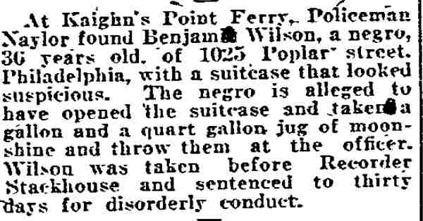 Philadelphia Inquirer, June 18, 1922