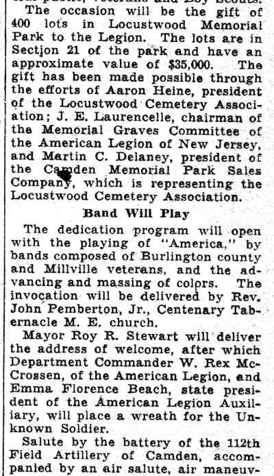 Camden Courier-Post, June 17, 1932 — clipping 2