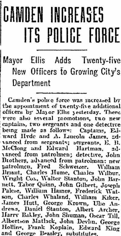Philadelphia Inquirer article, January 1, 1908, part 1