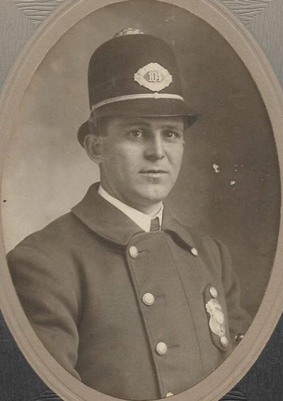 Charles W. Whaland in police uniform