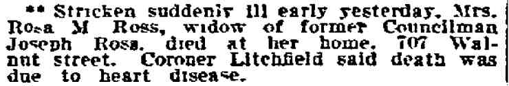 Philadelphia Inquirer, December 12, 1909