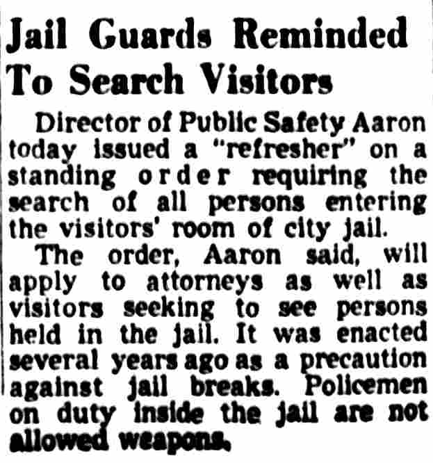 E. George Aaron, Camden Courier-Post, November 12, 1949
