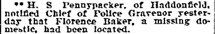 Philadelphia Inquirer, August 14, 1906 — Elisha A. Gravenor