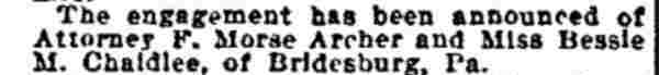 Philadelphia Inquirer, June 18, 1899