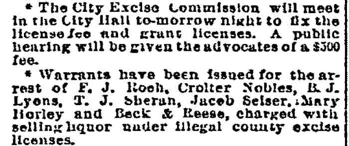 Philadelphia Inquirer, June 19, 1894, article mentioning F. Joseph Rouh