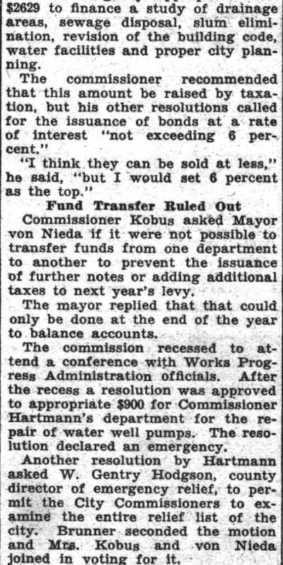 Harold W. Bennett article, August 29, 1935, clipping 6
