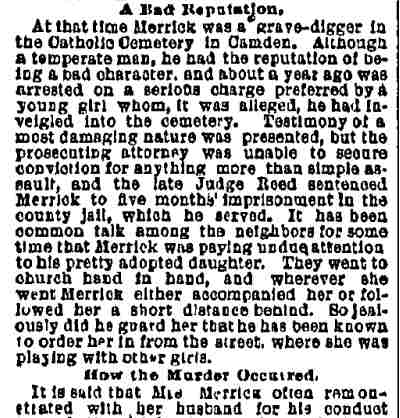 Philadelphia Inquirer, January 9, 1888 — A Double Tragedy (part 2)