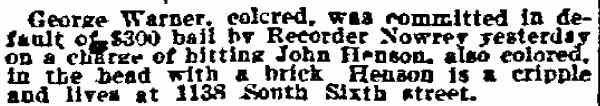 Philadelphia Inquirer, June 27, 1900