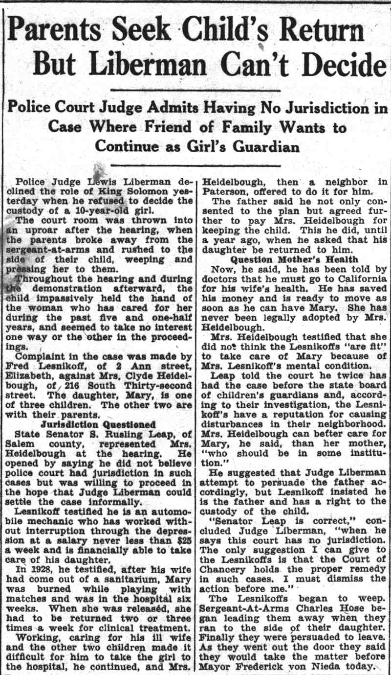 Camden Courier-Post, August 28, 1935, group photo