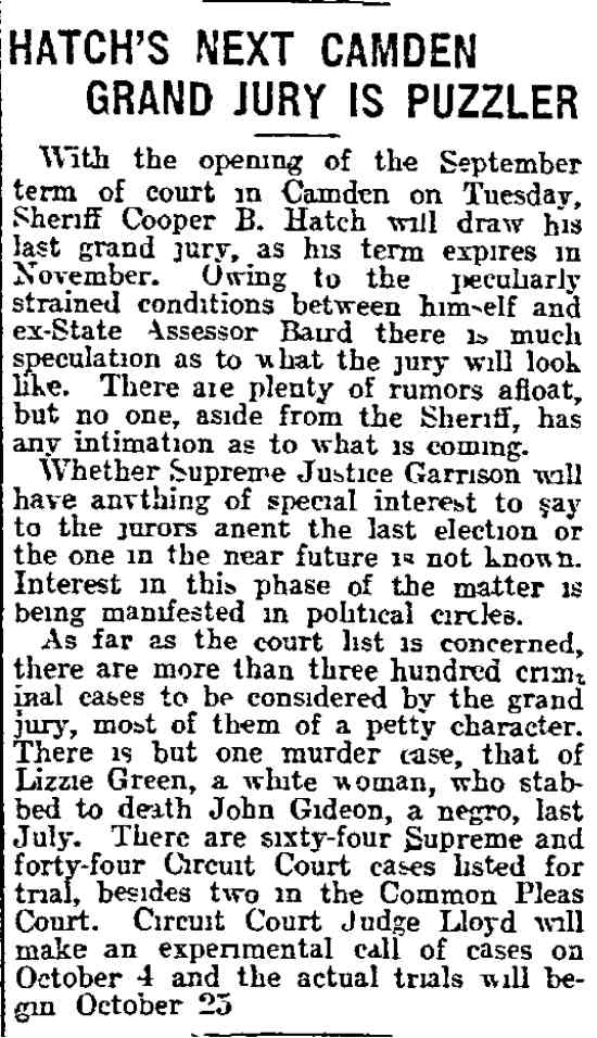 Philadelphia Inquirer, September 20, 1911