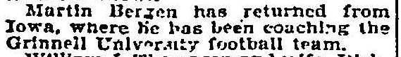 Martin V. Bergen Jr., Philadelphia Inquirer, November 17, 1895