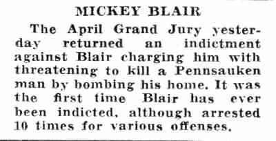 Camden Courier-Post header, June 16, 1932