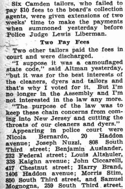 Camden Courier-Post, August 29, 1935, Cleaners Board Camouflaged Code, page 2