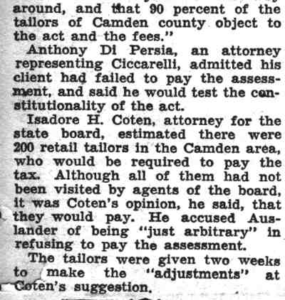 Camden Courier-Post, August 29, 1935, Cleaners Board Camouflaged Code, page 4
