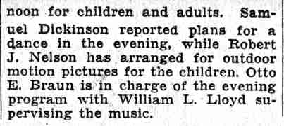 Pyne Poynt Athletic Association newspaper clipping, June 15, 1932, continued