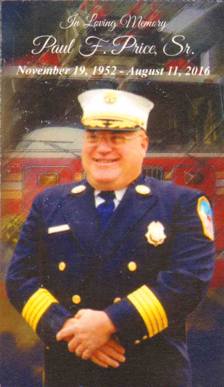 Paul F. Price Sr. funeral