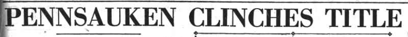 Camden Courier-Post August 29, 1935 — newspaper banner