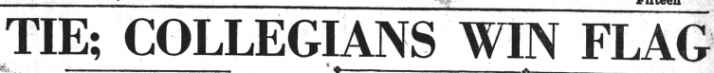 Camden Courier-Post August 29, 1935 — section banner