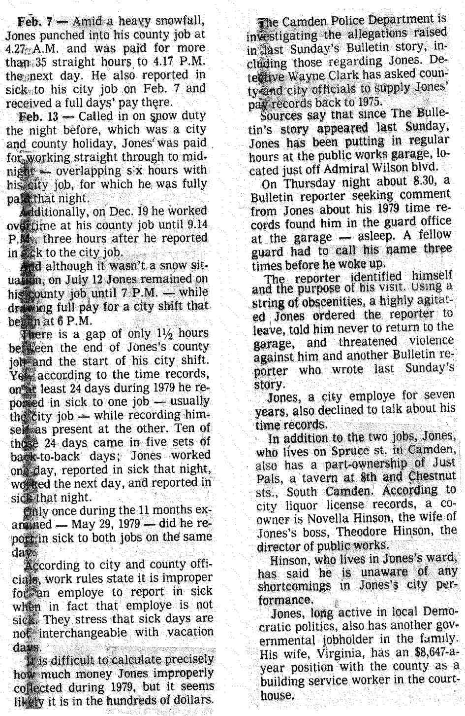 Camden Worker Paid Twice, page 2