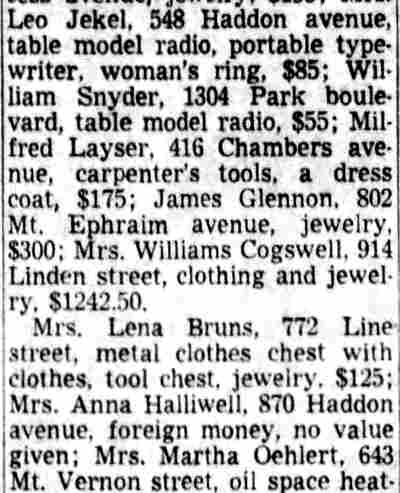 Burglary Victims Recover $4360 in Stolen Goods article, part 5