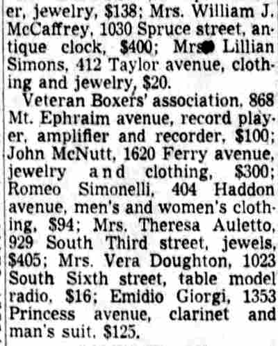 Burglary Victims Recover $4360 in Stolen Goods article, part 6