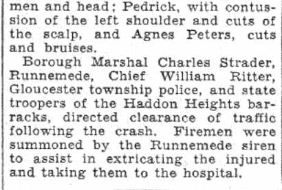 Camden Courier-Post article: conclusion