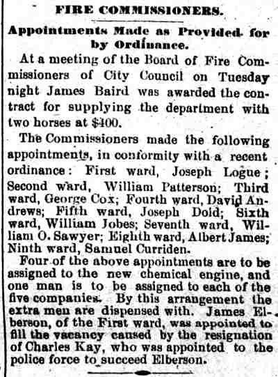Camden Daily Telegram, May 31, 1894 — Fire Commissioners — appointments