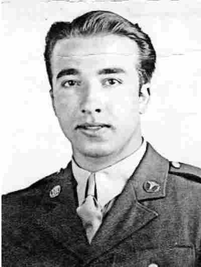 Portrait of Bernardo Doganiero in U.S. Army uniform, 1940s