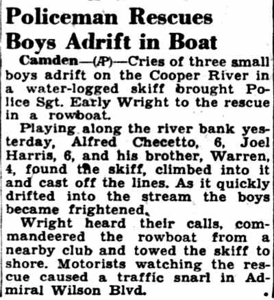 Policeman Rescues Boys Adrift in Boat