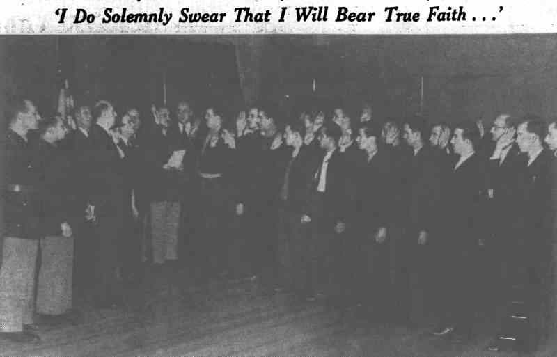 ‘I Do Solemnly Swear That I Will Bear True Faith . . .’