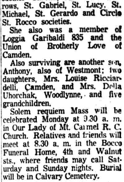 Camden Courier-Post, November 6, 1953, article continuation